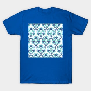 Unique Flower Pattern T-Shirt